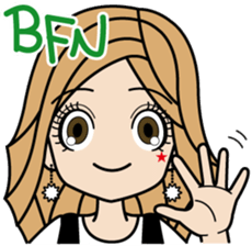 Gal word  sticker sticker #3818913