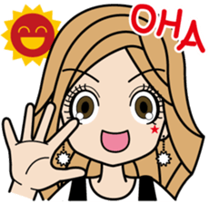 Gal word  sticker sticker #3818924