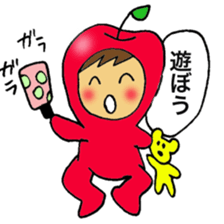 Apple baby's happy life sticker #3818968