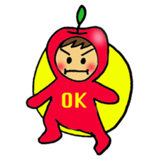 Apple baby's happy life sticker #3818971