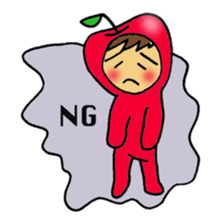 Apple baby's happy life sticker #3818972