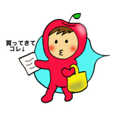 Apple baby's happy life sticker #3818982