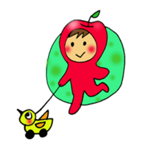 Apple baby's happy life sticker #3818985