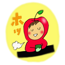 Apple baby's happy life sticker #3818986