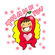 Apple baby's happy life sticker #3818993