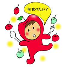 Apple baby's happy life sticker #3818998