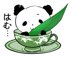 KAWAII teacup PANDA! sticker #3819098