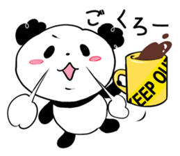 KAWAII teacup PANDA! sticker #3819115