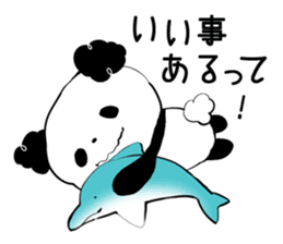 KAWAII teacup PANDA! sticker #3819116