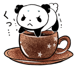KAWAII teacup PANDA! sticker #3819123