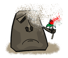 A stoneman comes from nowhere sticker #3819154