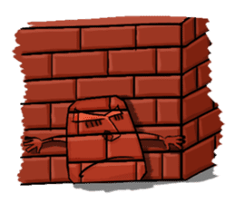 A stoneman comes from nowhere sticker #3819158