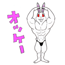 Macho Rabbit sticker #3819611