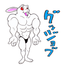 Macho Rabbit sticker #3819616