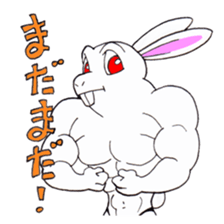 Macho Rabbit sticker #3819622