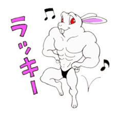 Macho Rabbit sticker #3819645