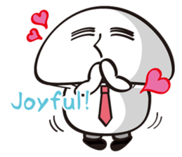 Mushroom salaryman Vol.2 English version sticker #3819727