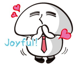 Mushroom salaryman Vol.2 English version sticker #3819727