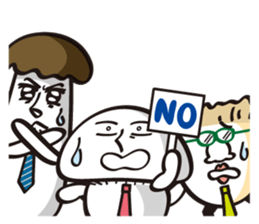 Mushroom salaryman Vol.2 English version sticker #3819732