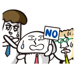 Mushroom salaryman Vol.2 English version sticker #3819732