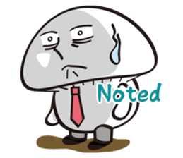 Mushroom salaryman Vol.2 English version sticker #3819735