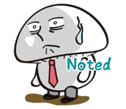 Mushroom salaryman Vol.2 English version sticker #3819735