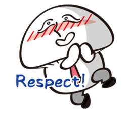 Mushroom salaryman Vol.2 English version sticker #3819736