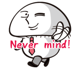 Mushroom salaryman Vol.2 English version sticker #3819738
