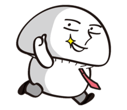 Mushroom salaryman Vol.2 English version sticker #3819739