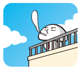 Mushroom salaryman Vol.2 English version sticker #3819742