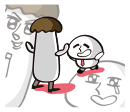Mushroom salaryman Vol.2 English version sticker #3819743