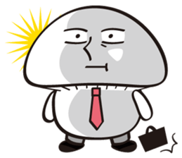 Mushroom salaryman Vol.2 English version sticker #3819746