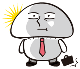 Mushroom salaryman Vol.2 English version sticker #3819746