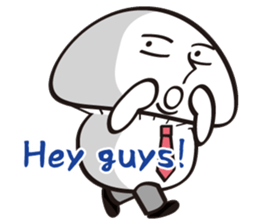 Mushroom salaryman Vol.2 English version sticker #3819748