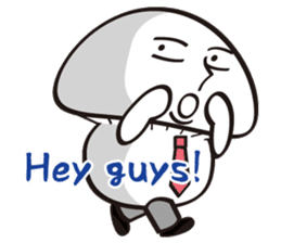 Mushroom salaryman Vol.2 English version sticker #3819748