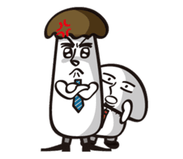 Mushroom salaryman Vol.2 English version sticker #3819750