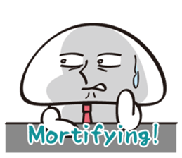 Mushroom salaryman Vol.2 English version sticker #3819751