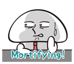 Mushroom salaryman Vol.2 English version sticker #3819751