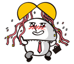Mushroom salaryman Vol.2 English version sticker #3819752