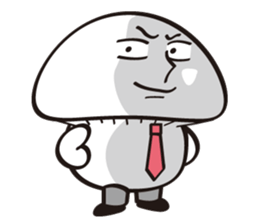 Mushroom salaryman Vol.2 English version sticker #3819753
