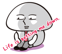 Mushroom salaryman Vol.2 English version sticker #3819756