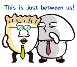 Mushroom salaryman Vol.2 English version sticker #3819758