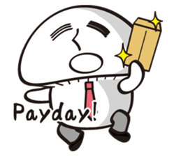 Mushroom salaryman Vol.2 English version sticker #3819762