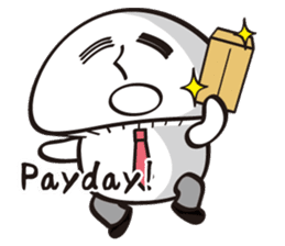 Mushroom salaryman Vol.2 English version sticker #3819762