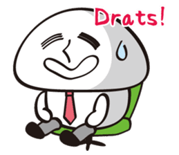 Mushroom salaryman Vol.2 English version sticker #3819764