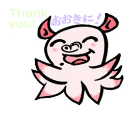 So cute ! JAPANESE PANCAKE DEVILFISH!! 3 sticker #3819980