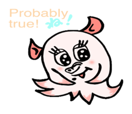 So cute ! JAPANESE PANCAKE DEVILFISH!! 3 sticker #3819995