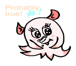 So cute ! JAPANESE PANCAKE DEVILFISH!! 3 sticker #3819995