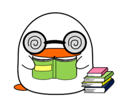 Cute bird sticker sticker #3820172