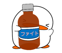 Cute bird sticker sticker #3820173